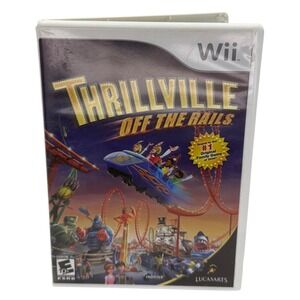 Thrillville Off the Rails Nintendo Wii Game LucasArts CIB Complete Frontier